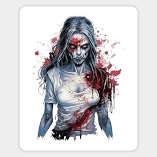 Creepy Zombie 5 Magnet